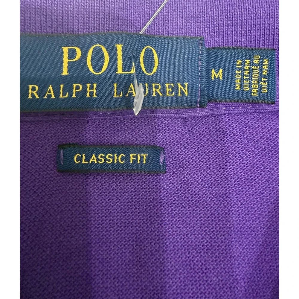 Polo Ralph Lauren Men's Polo Classic Fit 100 Cotton Purple Size M NWT